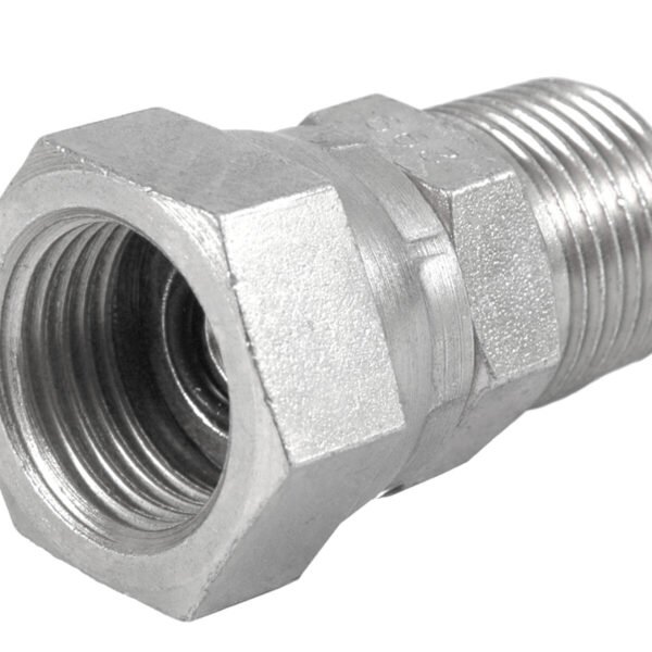 Pressure gauge adapter - BSP female x BSPT male - Tognella type